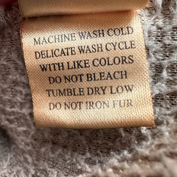 True Grit Unisex Frosted Tip 1/4 Zip Sherpa Fleece Pullover - Picture 9 of 16